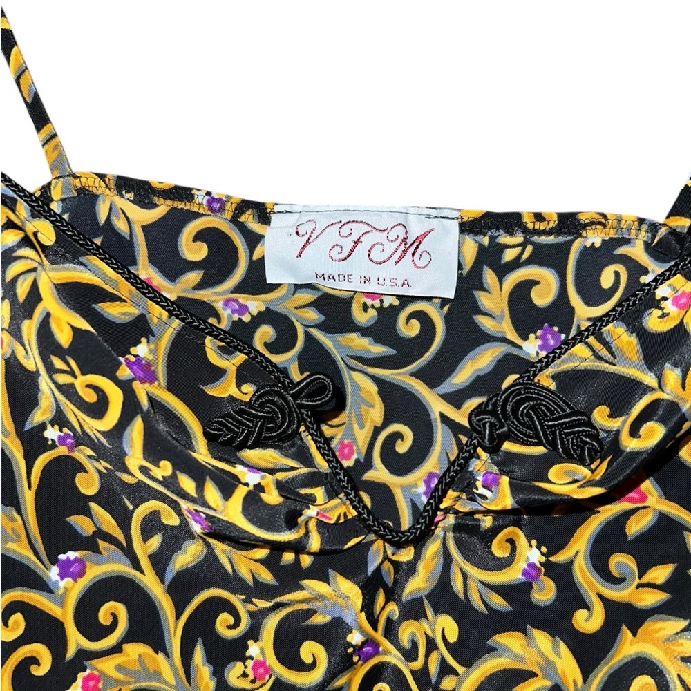 Vintage Women’s Floral Tank Top - Picture 3 of 4